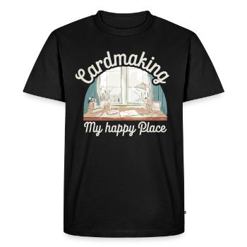 Cardmaker Scrapbooking Kits de fabrication de cartes pour - T-shirt Premium bio Homme - noir - Devant - Nico (187cm)