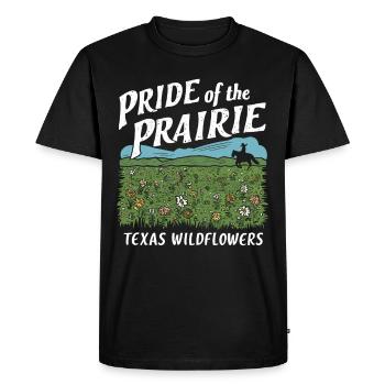 Texas Wildflowers Season Fields Flowers Texas - Men's Premium Organic T-Shirt - black - Front - Nico (187cm)