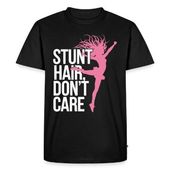 Entraînement d’équipe de pom-pom girls et de cascadeurs pour Spirit - T-shirt Premium bio Homme - noir - Devant - Nico (187cm)