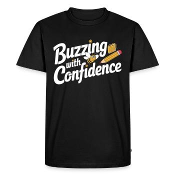 Championnat de compétition d'orthographe mot nerd - T-shirt Premium bio Homme - noir - Devant - Nico (187cm)