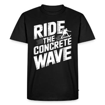 Skater Life: Downhill Longboarding and Street - Men's Premium Organic T-Shirt - black - Front - Nico (187cm)