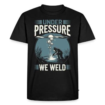 Underwater Welding Marine Diver Professions - Men's Premium Organic T-Shirt - black - Front - Nico (187cm)