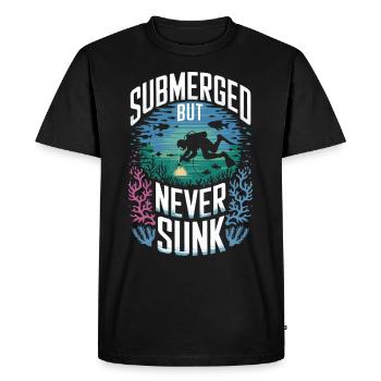 Underwater Welding Marine Diver Professions - Men's Premium Organic T-Shirt - black - Front - Nico (187cm)