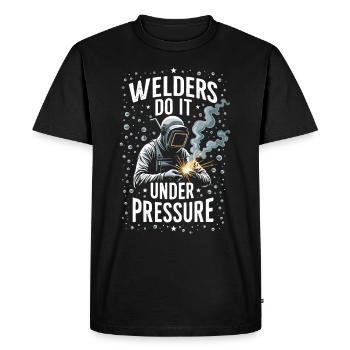 Underwater Welding Marine Diver Professions - Men's Premium Organic T-Shirt - black - Front - Nico (187cm)