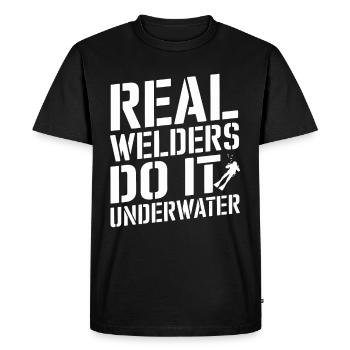 Underwater Welding Marine Diver Professions - Men's Premium Organic T-Shirt - black - Front - Nico (187cm)