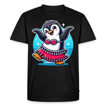 Mouvements rythmiques en danse orientale : - T-shirt Premium bio Homme - noir - Devant - Nico (187cm)