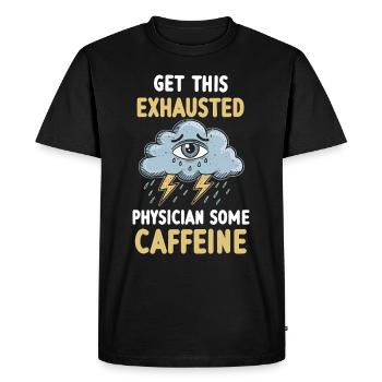 Overwhelming exhaustion and burnout symptoms - Men's Premium Organic T-Shirt - black - Front - Nico (187cm)