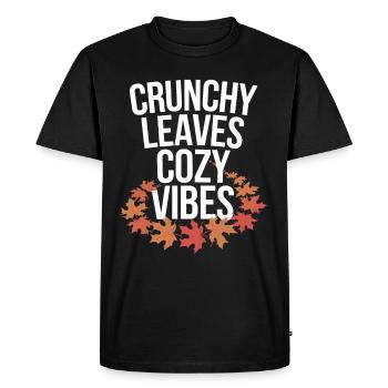 Flamboiement de couleurs automnal pour les amoureux de la nature et - T-shirt Premium bio Homme - noir - Devant - Nico (187cm)