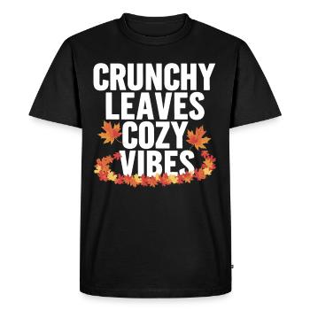 Flamboiement de couleurs automnal pour les amoureux de la nature et - T-shirt Premium bio Homme - noir - Devant - Nico (187cm)