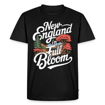 Flamboiement de couleurs automnal pour les amoureux de la nature et - T-shirt Premium bio Homme - noir - Devant - Nico (187cm)