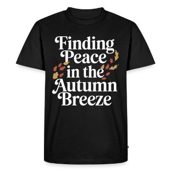 Flamboiement de couleurs automnal pour les amoureux de la nature et - T-shirt Premium bio Homme - noir - Devant - Nico (187cm)