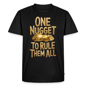 Gold Rush Adventure Gold Prospector Treasure Hunt - Men's Premium Organic T-Shirt - black - Front - Nico (187cm)