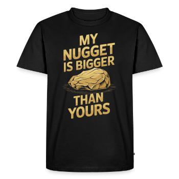 Gold Rush Adventure Gold Prospector Treasure Hunt - Men's Premium Organic T-Shirt - black - Front - Nico (187cm)