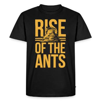 Fourmilier passionné fourmi gardant fourmis colonie constructeur - T-shirt Premium bio Homme - noir - Devant - Nico (187cm)