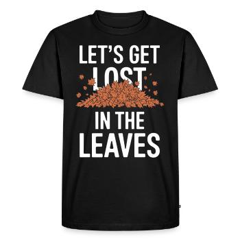 Flamboiement de couleurs automnal pour les amoureux de la nature et - T-shirt Premium bio Homme - noir - Devant - Nico (187cm)