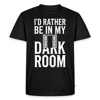 Introversion Alternative style Emotional - Men's Premium Organic T-Shirt - black - Front - Nico (187cm)
