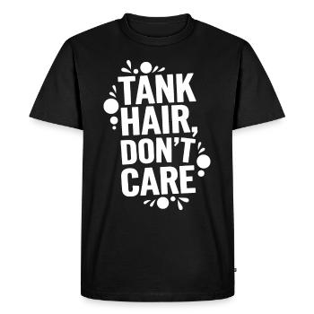 Passionné d’aquascaping Jardinage sous-marin - T-shirt Premium bio Homme - noir - Devant - Nico (187cm)