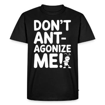 Explorez le monde fascinant de l’élevage des fourmis avec - T-shirt Premium bio Homme - noir - Devant - Nico (187cm)