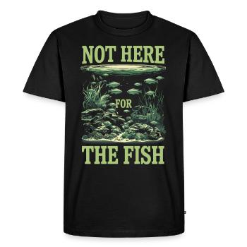 Passionné d’aquascaping Jardinage sous-marin - T-shirt Premium bio Homme - noir - Devant - Nico (187cm)