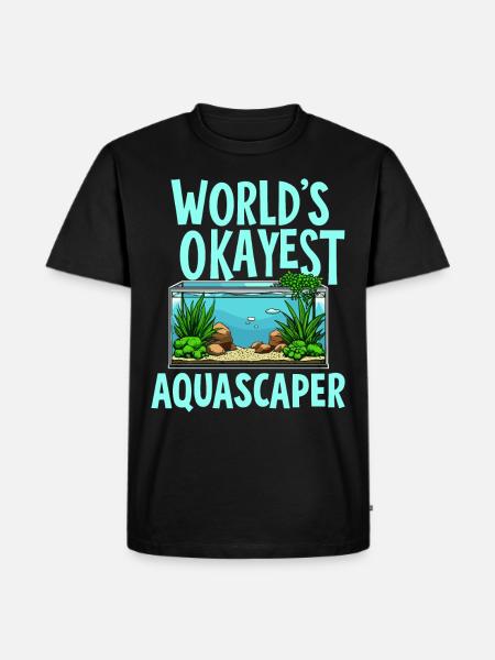 Aquascaping Enthusiast Underwater Gardening - Men's Premium Organic T-Shirt - black