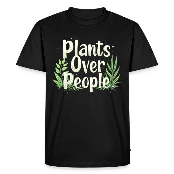 Passionné d’aquascaping Jardinage sous-marin - T-shirt Premium bio Homme - noir - Devant - Nico (187cm)