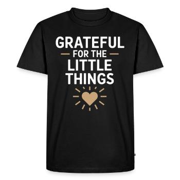 Harness Positivity And Mental Well-Being Through - Men's Premium Organic T-Shirt - black - Front - Nico (187cm)