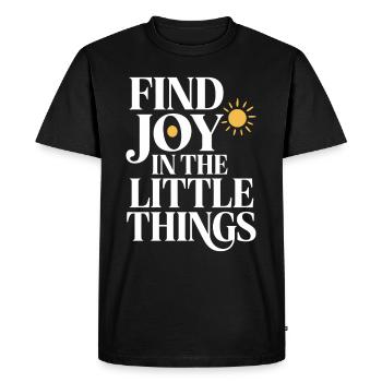 Harness Positivity And Mental Well-Being Through - Men's Premium Organic T-Shirt - black - Front - Nico (187cm)