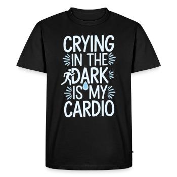 Introversion Alternative Style Emotional - Men's Premium Organic T-Shirt - black - Front - Nico (187cm)