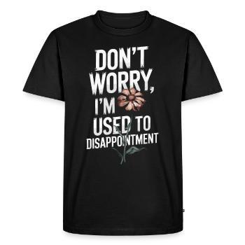Introversion Alternative Style Emotional - Men's Premium Organic T-Shirt - black - Front - Nico (187cm)