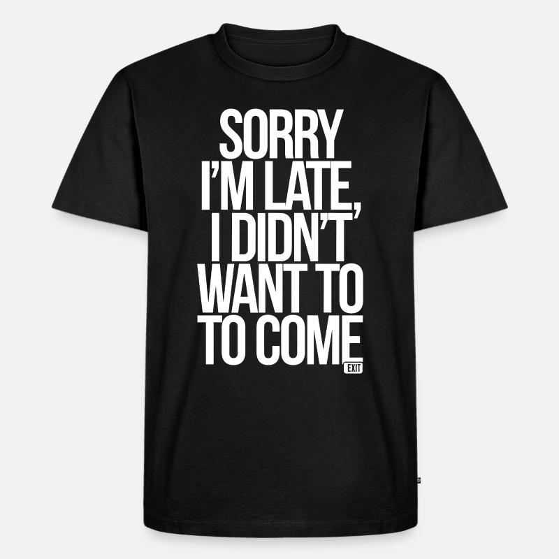 Introversion Alternative Style Emotional - Männer Premium Bio T-Shirt - Schwarz