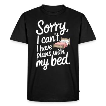 Introversion Alternative Style Emotional - Men's Premium Organic T-Shirt - black - Front - Nico (187cm)