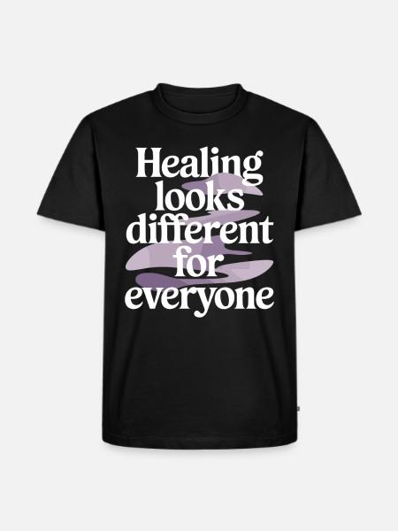 Mental Health Advocate Therapy Support Emotional - Männer Premium Bio T-Shirt - Schwarz