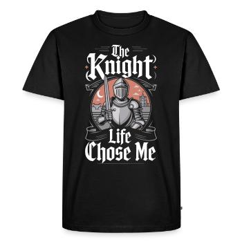 Foire Renaissance tenue Médiéval Ren Faire - T-shirt Premium bio Homme - noir - Devant - Nico (187cm)