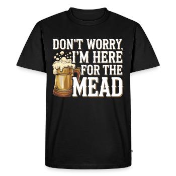Foire Renaissance tenue Médiéval Ren Faire - T-shirt Premium bio Homme - noir - Devant - Nico (187cm)