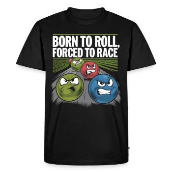 Thrilling Marble Racing Adventures for Enthusiasts - Men's Premium Organic T-Shirt - black - Front - Nico (187cm)