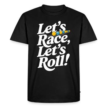 Thrilling Marble Racing Adventures for Enthusiasts - Men's Premium Organic T-Shirt - black - Front - Nico (187cm)