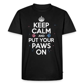 Furry Fandom Enthousiaste Cosplay Fun et Fursuiting - T-shirt Premium bio Homme - noir - Devant - Nico (187cm)