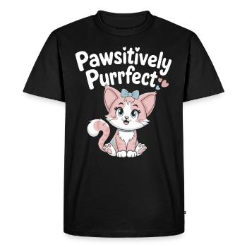 Furry Fandom Enthousiaste Cosplay Fun et Fursuiting - T-shirt Premium bio Homme - noir - Devant - Nico (187cm)