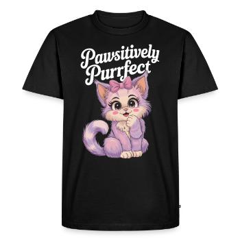 Furry Fandom Enthousiaste Cosplay Fun et Fursuiting - T-shirt Premium bio Homme - noir - Devant - Nico (187cm)