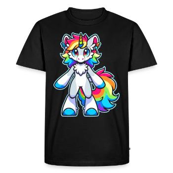 Furry Fandom Enthousiaste Cosplay Fun et Fursuiting - T-shirt Premium bio Homme - noir - Devant - Nico (187cm)