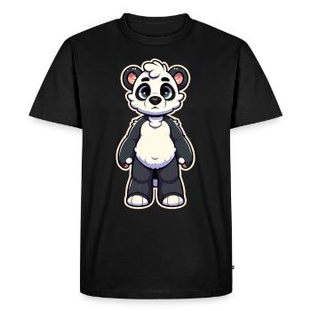 Furry Fandom Enthousiaste Cosplay Fun et Fursuiting - T-shirt Premium bio Homme - noir - Devant - Nico (187cm)