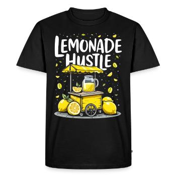 Refreshing Lemonade Vibes: Perfect for Lemonade - Men's Premium Organic T-Shirt - black - Front - Nico (187cm)