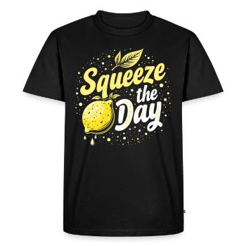 Refreshing Lemonade Vibes: Perfect for Lemonade - Men's Premium Organic T-Shirt - black - Front - Nico (187cm)