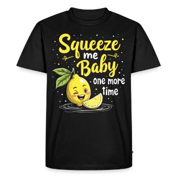 Refreshing Lemonade Vibes: Perfect for Lemonade - Men's Premium Organic T-Shirt - black - Front - Nico (187cm)