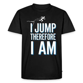Cliff Diving Adventure Sports Thrill Seeker - Men's Premium Organic T-Shirt - black - Front - Nico (187cm)