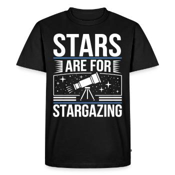 Astrology Skeptic: Critical Thinking - Men's Premium Organic T-Shirt - black - Front - Nico (187cm)