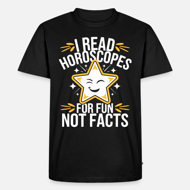 Astrologie-skeptiker: Kritisches Denken - Männer Premium Bio T-Shirt - Schwarz