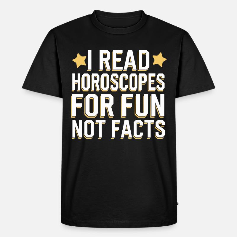 Astrologie-skeptiker: Kritisches Denken - Männer Premium Bio T-Shirt - Schwarz