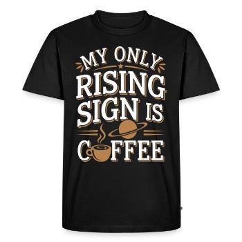 Astrology Skeptic: Critical Thinking - Men's Premium Organic T-Shirt - black - Front - Nico (187cm)