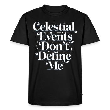 Astrology Skeptic: Critical Thinking - Men's Premium Organic T-Shirt - black - Front - Nico (187cm)